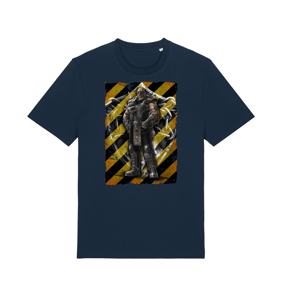 French Navy Printed T-shirt Front